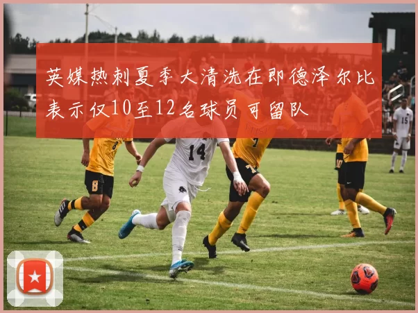 英媒热刺夏季大清洗在即德泽尔比表示仅10至12名球员可留队