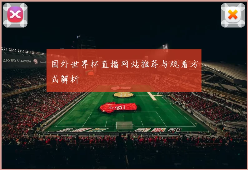 国外世界杯直播网站推荐与观看方式解析